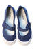 A Blue Flats from Mini Melissa in size 6T for girl. (Back View)