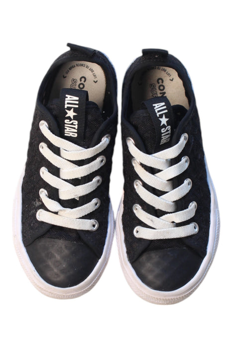 A Black Sneakers from Converse in size 5T for neutral. (Back View)