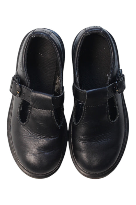 A Black Dress Shoes from Dr. Martens in size 6T for girl. (Back View)
