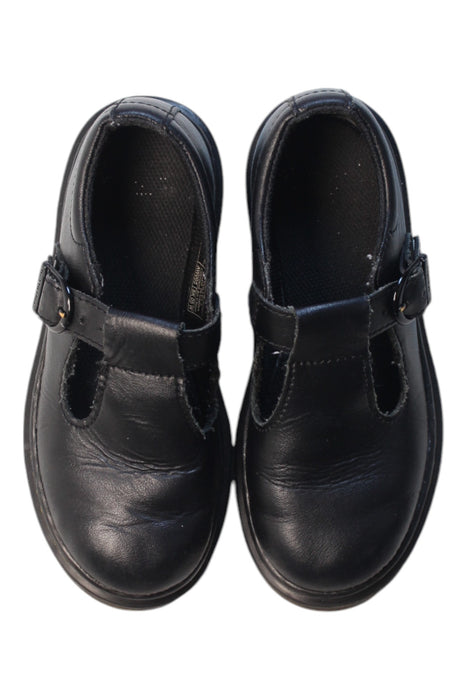 A Black Dress Shoes from Dr. Martens in size 6T for girl. (Back View)