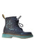 A Blue Casual Boots from Dr. Martens in size 6T for boy. (Front View)