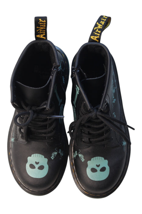 A Blue Casual Boots from Dr. Martens in size 6T for boy. (Back View)