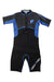 A Black Wetsuits from Aquasport in size 12Y for boy. (Front View)