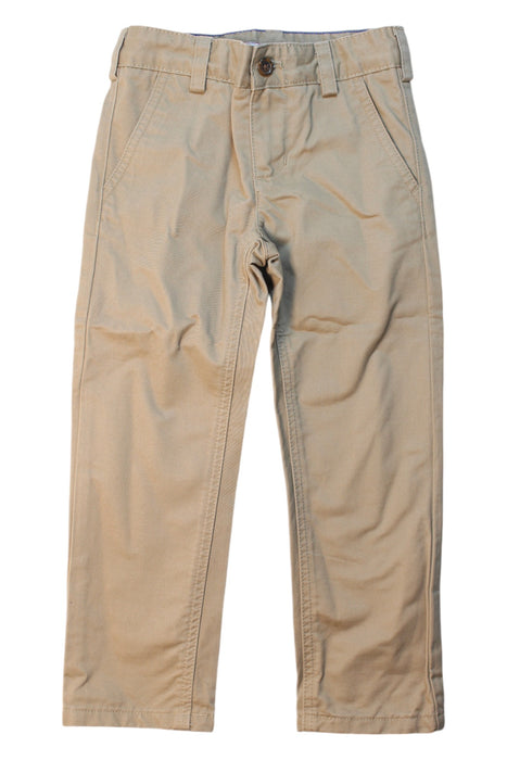 A Beige Casual Pants from Jacadi in size 4T for boy. (Front View)