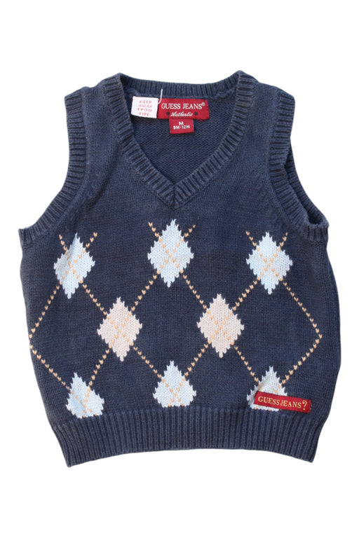 A Multicolour Sweater Vests from Guess Jeans in size 6-12M for boy. (Front View)