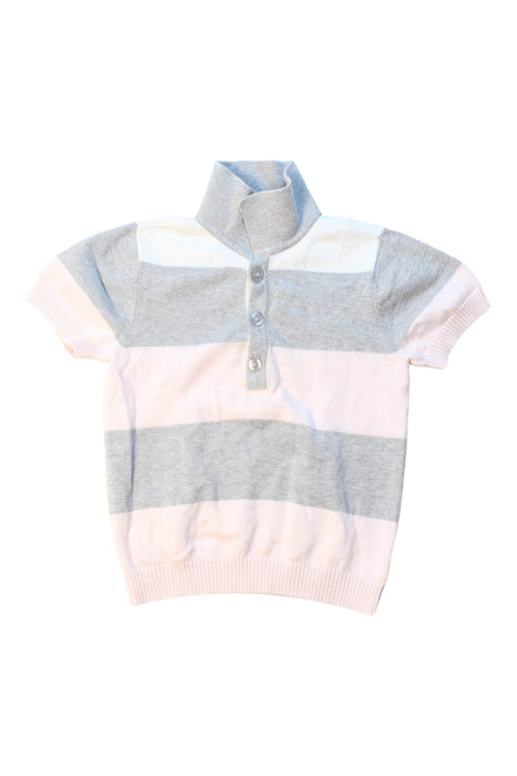 A Grey Short Sleeve Polos from Nicholas & Bears in size 12-18M for boy. (Front View)