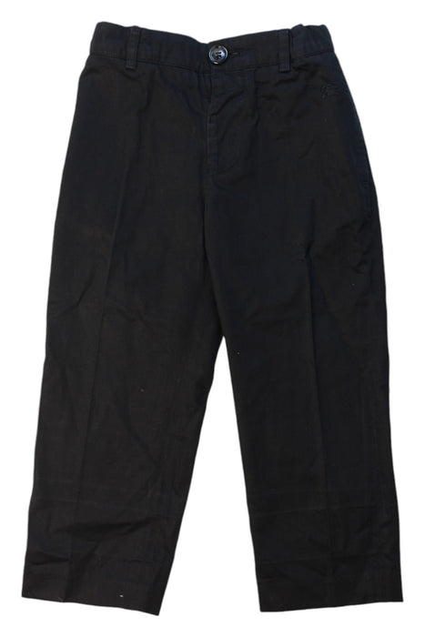 A Black Casual Pants from Burberry in size 2T for boy. (Front View)