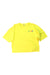 A Yellow Short Sleeve T Shirts from Moschino in size 14Y for boy. (Front View)