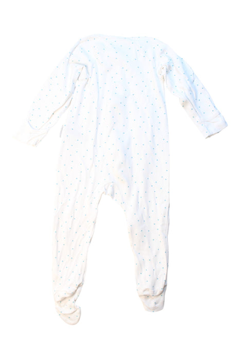 A White Onesies from Purebaby in size 6-12M for neutral. (Back View)