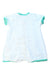 A White Short Sleeve Rompers from Petit Bateau in size 6-12M for girl. (Back View)