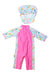 A Multicolour Swim Sets from Jojo Maman Bébé in size 6-12M for girl. (Back View)