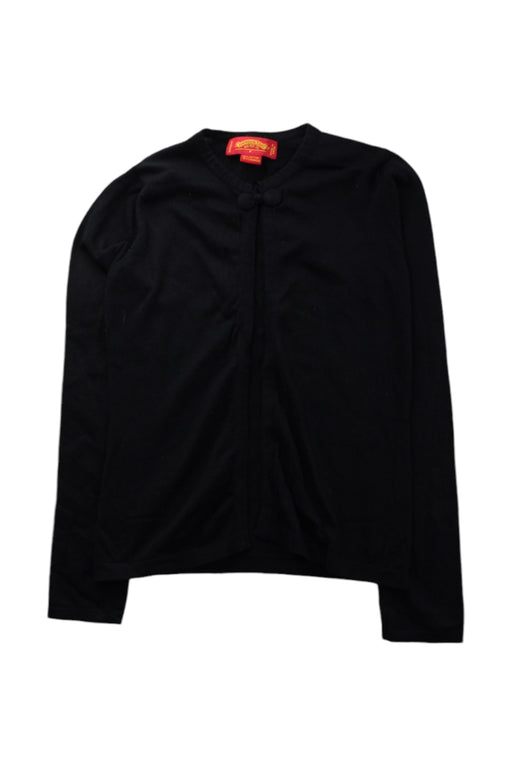 A Black Cardigans from Shanghai Tang in size 12Y for girl. (Front View)