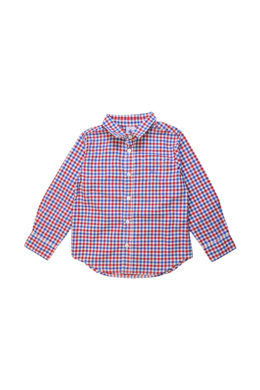 A Multicolour Long Sleeve Shirts from Petit Bateau in size 4T for boy. (Front View)