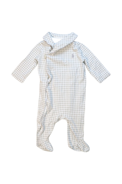 A Blue-White Onesies from Ralph Lauren in size 0-3M for boy. (Front View)