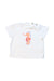 A White Short Sleeve T Shirts from Fina Ejerique in size 3-6M for girl. (Front View)