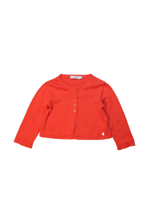 A Red Cardigans from Dior in size 18-24M for girl. (Front View)