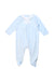 A Blue Onesies from Purete du... Bebe in size 3-6M for neutral. (Front View)