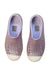 A Purple Slip Ons from Native Shoes in size 5T for girl. (Back View)