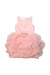 A Pink Sleeveless Dresses from Dorian Ho in size 8Y for girl. (Front View)