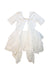 A White Short Sleeve Dresses from Seed in size 6T for girl. (Back View)