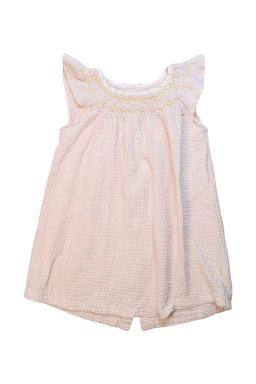 A Pink Short Sleeve Dresses from Albetta in size 4T for girl. (Front View)