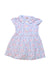 A Multicolour Sleeveless Dresses from Petit Main in size 12-18M for girl. (Front View)