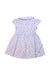 A Multicolour Sleeveless Dresses from Petit Main in size 12-18M for girl. (Back View)