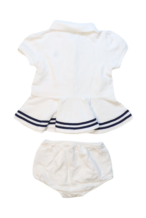 A White Shorts Sets from Ralph Lauren in size 12-18M for girl. (Back View)