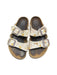 A Beige Sandals from Birkenstock in size 5T for neutral. (Front View)