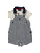 A Grey Short Sleeve Rompers from Nicholas & Bears in size 6-12M for boy. (Front View)