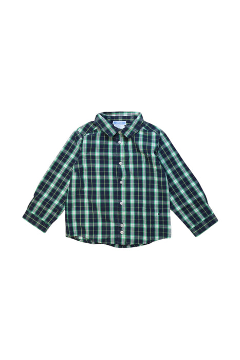 A Green Long Sleeve Shirts from Jacadi in size 18-24M for boy. (Front View)