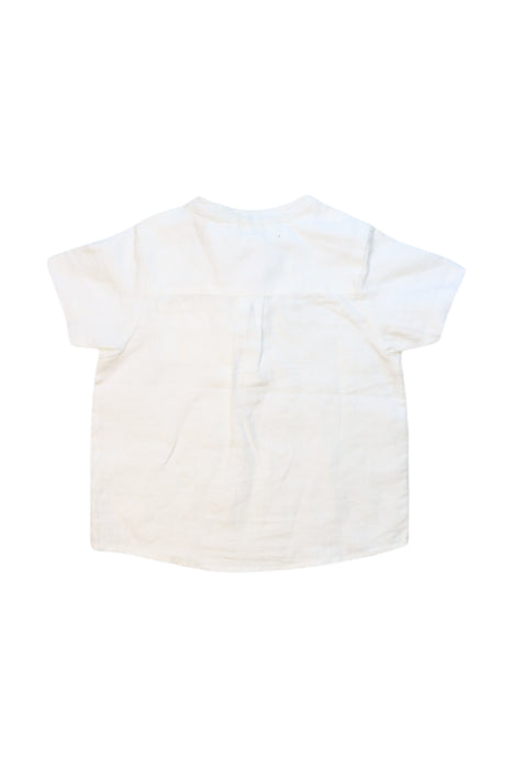 A White Short Sleeve Tops from Jacadi in size 3T for boy. (Back View)