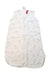 A White Sleepsacs from Aden & Anais in size 6-12M for neutral. (Front View)