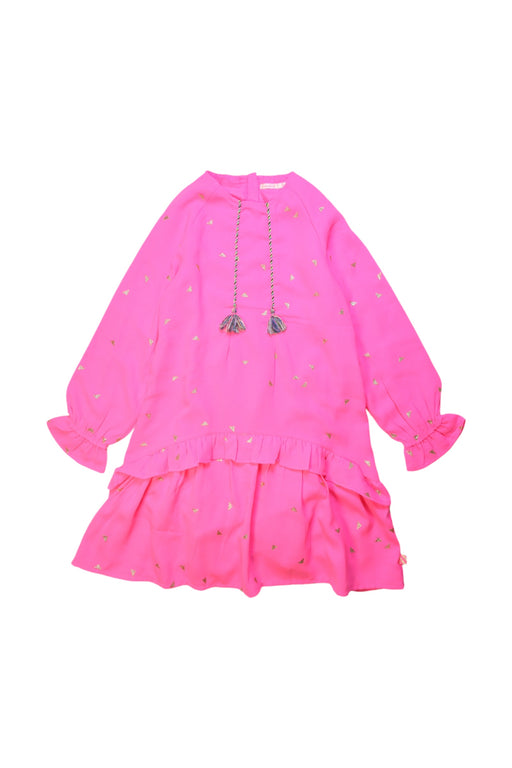 A Pink Long Sleeve Dresses from Billieblush in size 10Y for girl. (Front View)