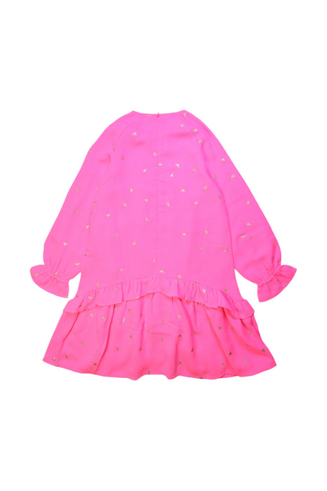 A Pink Long Sleeve Dresses from Billieblush in size 10Y for girl. (Back View)