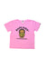 A Pink Short Sleeve T Shirts from BAPE KIDS in size 5T for girl. (Front View)