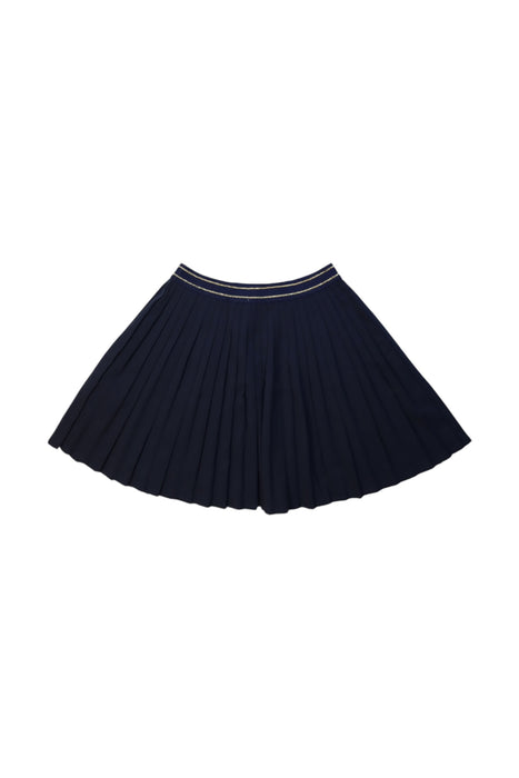 A Navy Mid Skirts from Cyrillus in size 10Y for girl. (Back View)