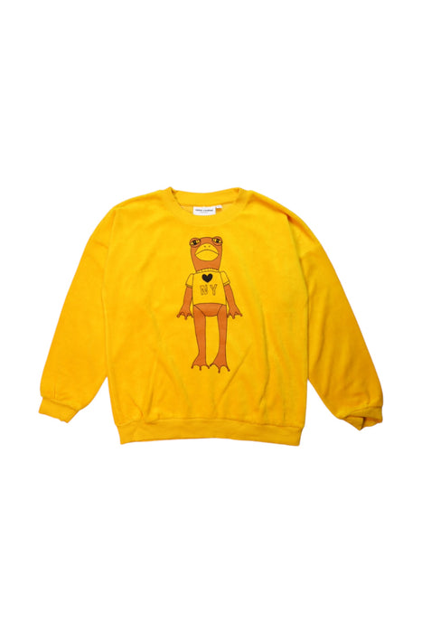 A Yellow Crewneck Sweatshirts from Mini Rodini in size 10Y for boy. (Front View)