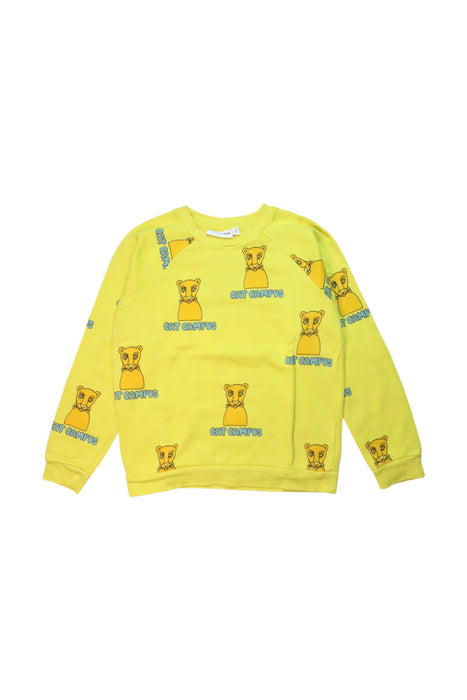 A Yellow Crewneck Sweatshirts from Mini Rodini in size 10Y for neutral. (Front View)