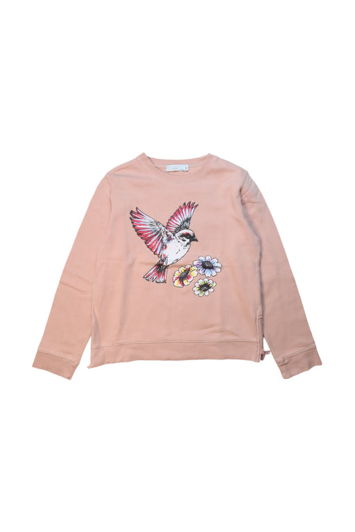 A Peach Crewneck Sweatshirts from Stella McCartney in size 10Y for girl. (Front View)