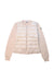 A Ivory Puffer/Quilted Jackets from Moncler in size 10Y for girl. (Front View)