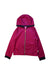 A Burgundy Zippered Sweatshirts from Little Marc Jacobs in size 10Y for girl. (Front View)