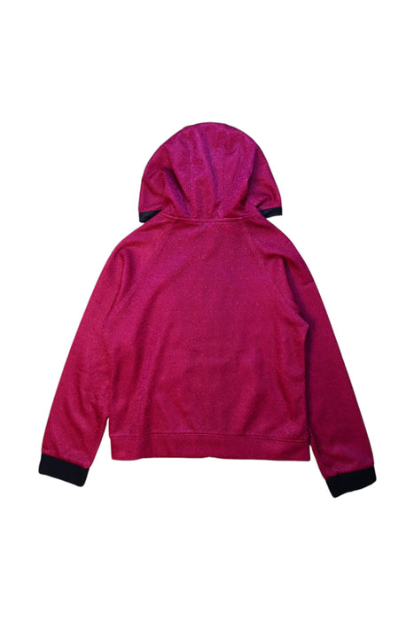 A Burgundy Zippered Sweatshirts from Little Marc Jacobs in size 10Y for girl. (Back View)