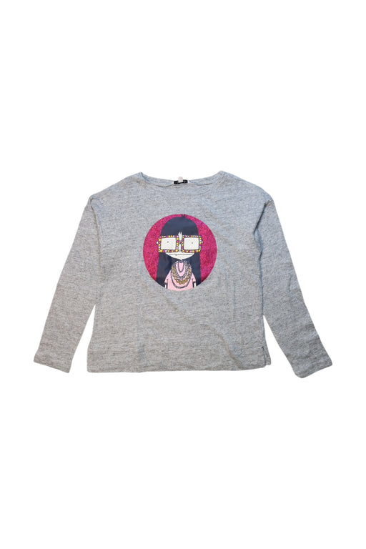 A Grey Long Sleeve T Shirts from Little Marc Jacobs in size 10Y for girl. (Front View)