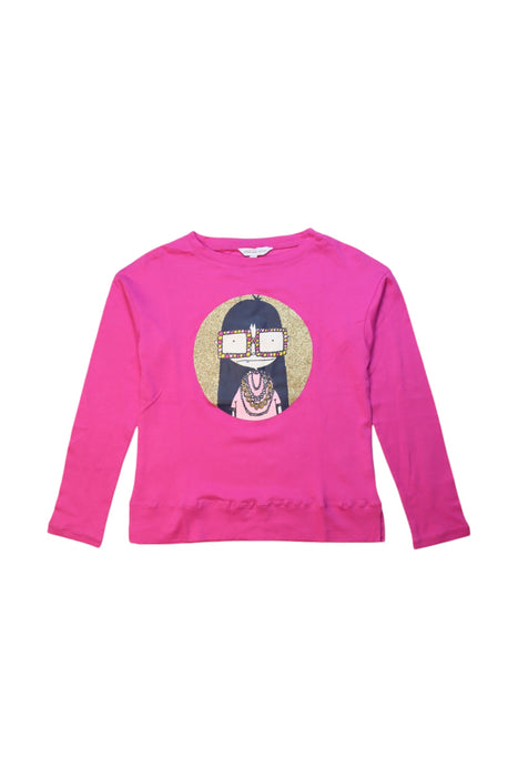 A Pink Long Sleeve T Shirts from Little Marc Jacobs in size 8Y for girl. (Front View)