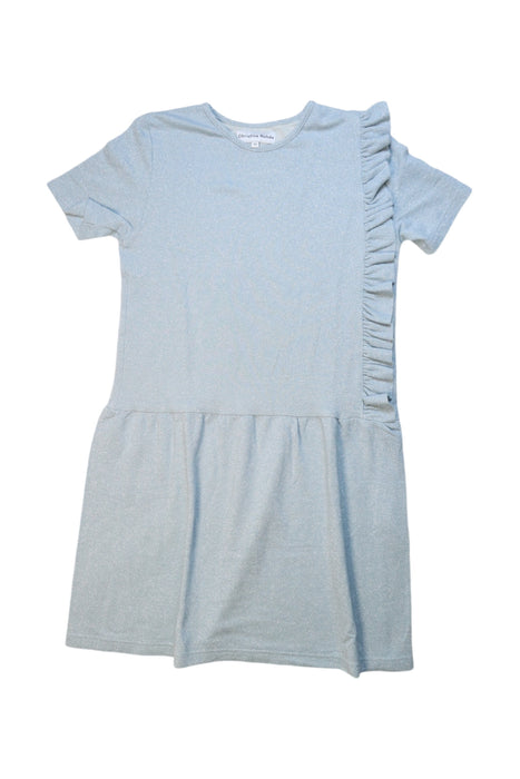 A Blue Short Sleeve Dresses from Christina Rohde in size 10Y for girl. (Front View)