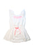 A White Sleeveless Dresses from Jacadi in size 6T for girl. (Front View)