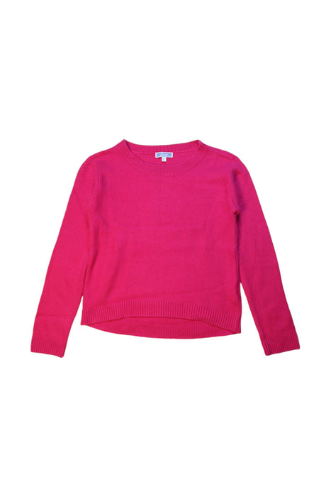 A Pink Knit Sweaters from Jacadi in size 8Y for girl. (Front View)