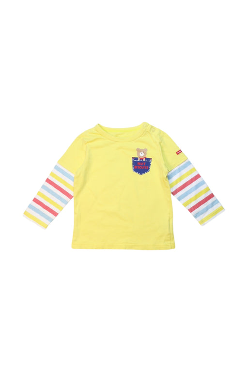 A Multicolour Long Sleeve T Shirts from Miki House in size 18-24M for boy. (Front View)