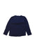 A Navy Crewneck Sweatshirts from Joules in size 4T for girl. (Back View)